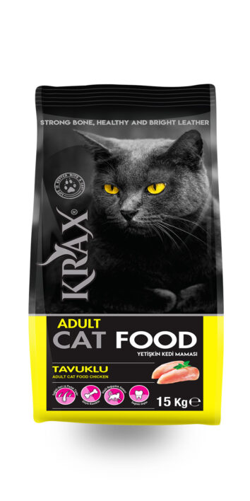 Krax Yetişkin Kediler İçin Tavuklu Kuru Mama